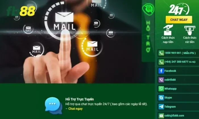 Hãy phản hồi để FB88 có thể lắng cải thiện dịch vụ 